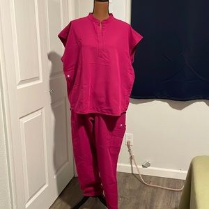 Lovingly used FIGS in Dark Magenta